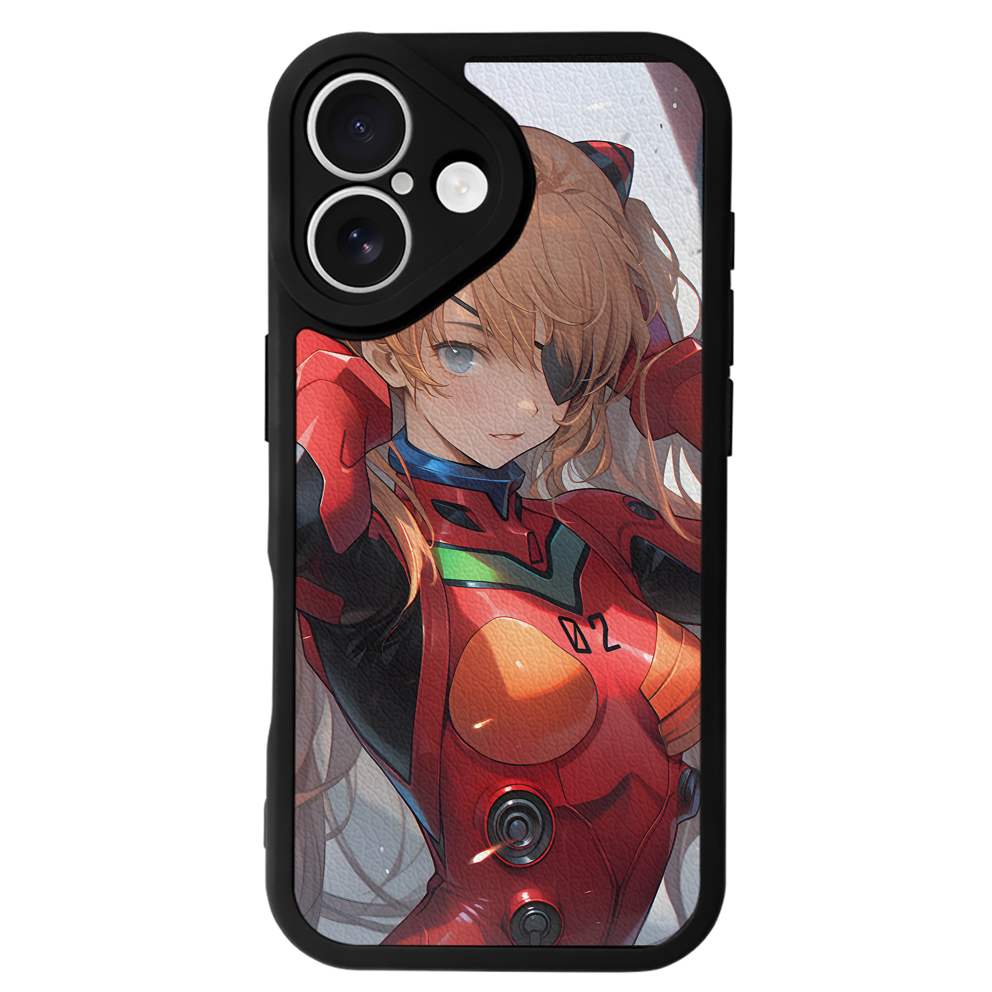 （画像用） EVA 新世紀エヴァンゲリオン 【iPhone 16シリーズ対応】シリコンスマホケース（レザー調） 材質：シリコン